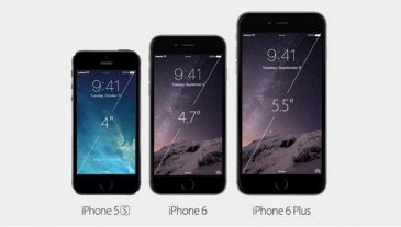 IPhone 5s vs iPhone 6 screen