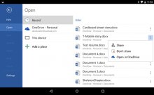 office android open file