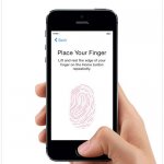 IPhone 5C finger scanner